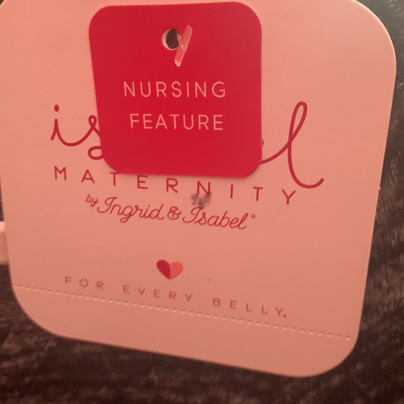 Long Sleeve Cozy Tie Front Maternity Dress - Picture 6 of 6